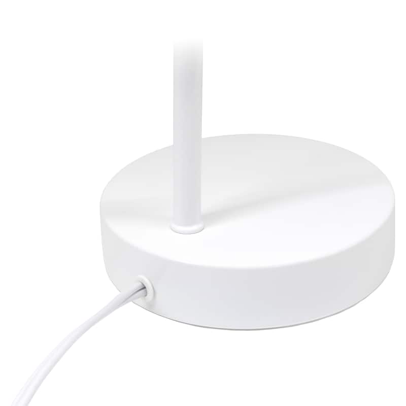 Metal Gooseneck Desk Lamp Adjustable Task Light for Home Office - 7.80 x 5.20 x 15.20 in. (L x W x H)