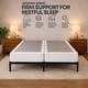 preview thumbnail 37 of 37, Onetan 8-Inch & 4-Inch Wooden Box Spring/Foundation Ideal for Mattress, No Assembly Needed, White.