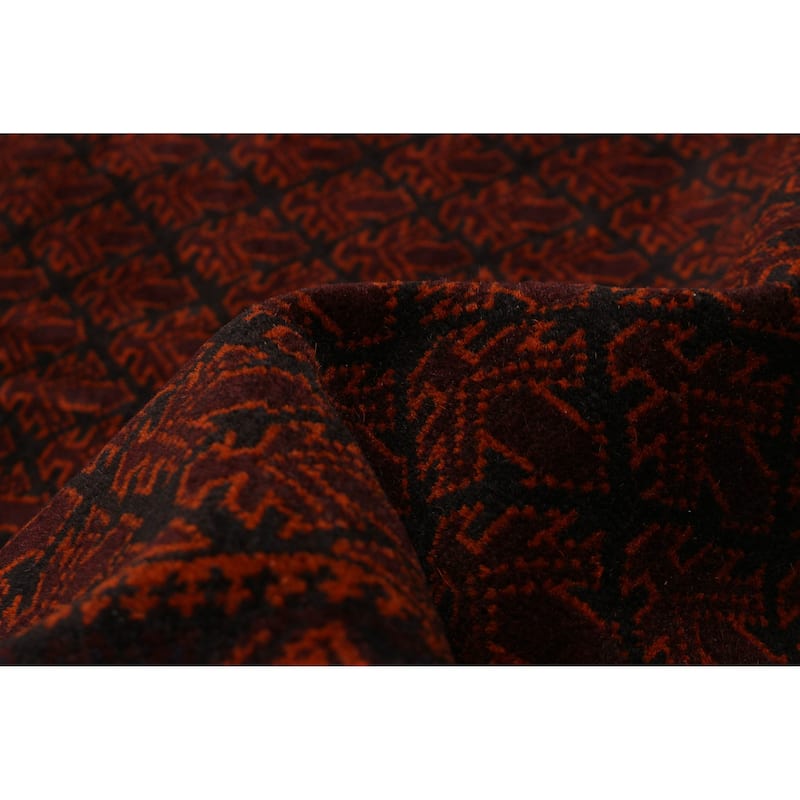 Teimani Red Rug 3'11" x 6'7" - 3'11 x 6'7