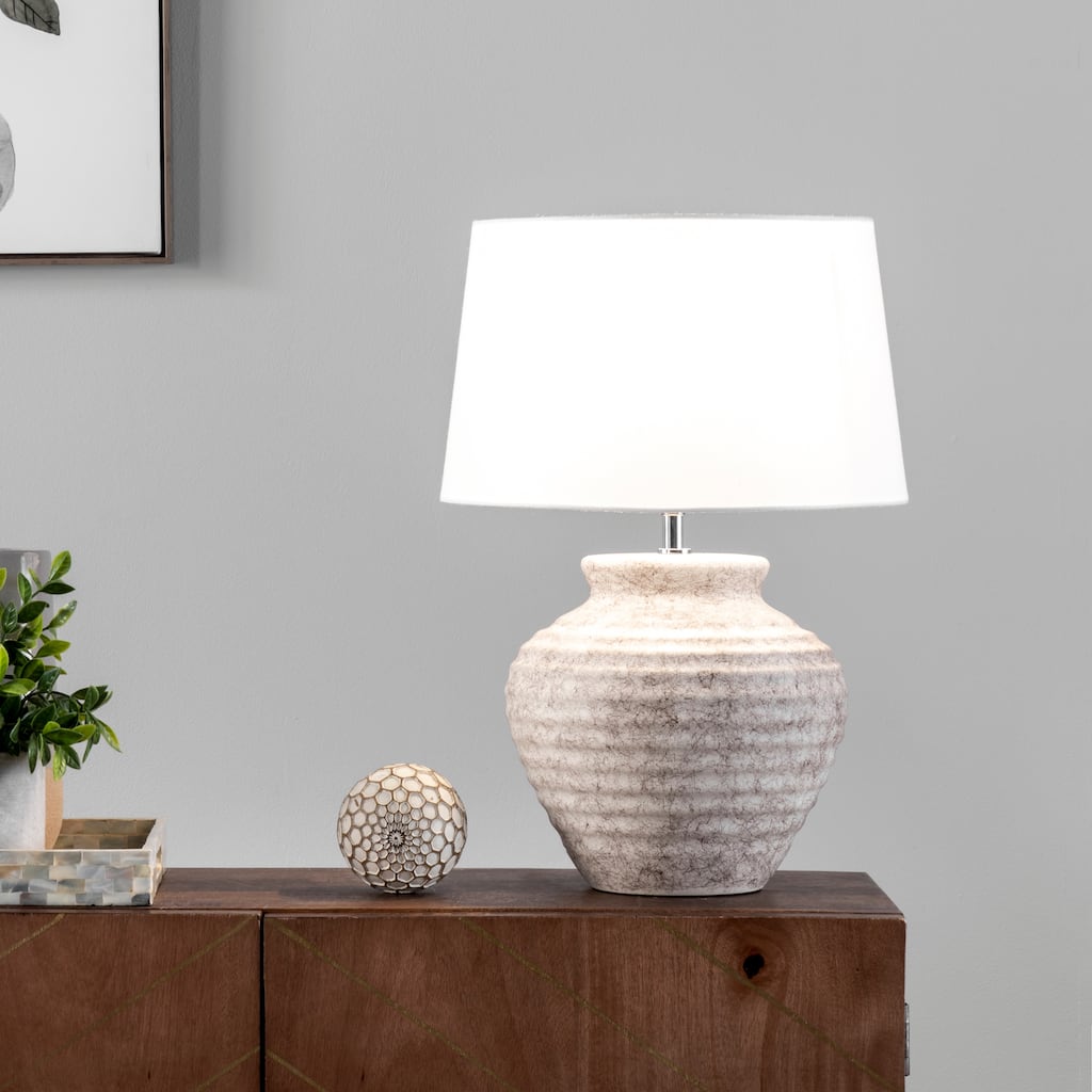 Nuloom Fano 20" Ceramic Table Lamp - 15"W x 15"D x 20"H