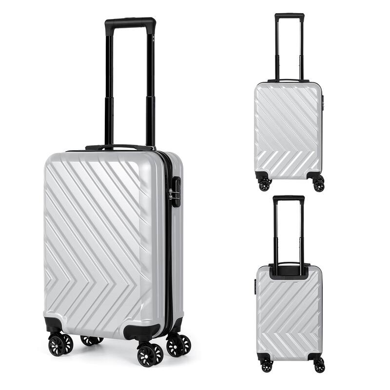 20-Inch Carry-On Luggage - Silver