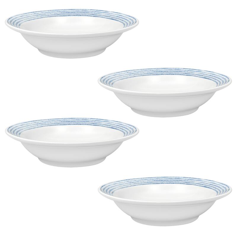 Noritake Hammock Set of 4 Fruit Bowls, 5 1/2", 5 oz. - Blue