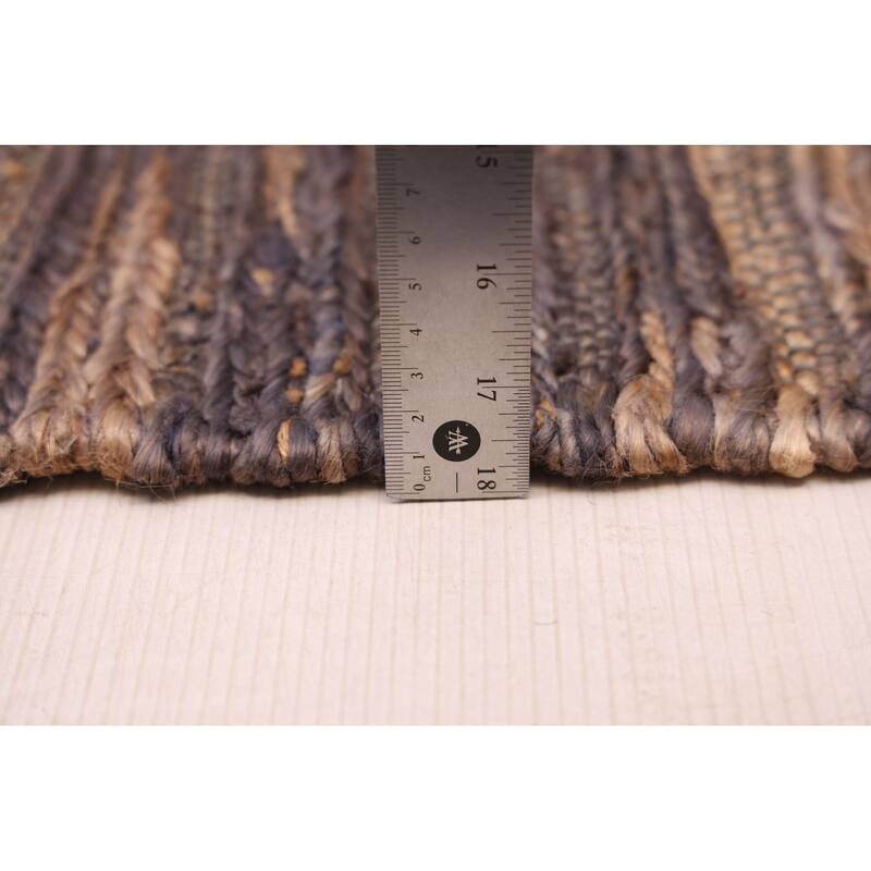 ECARPETGALLERY Flat-Weave Palas Denizli Brown Jute Rug - 5'1 x 7'10