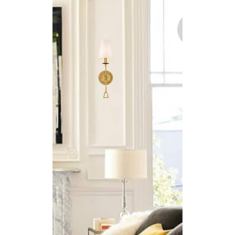 Carson Carrington Tarisbodarna Rustic Traditional 1-light Wall Sconce