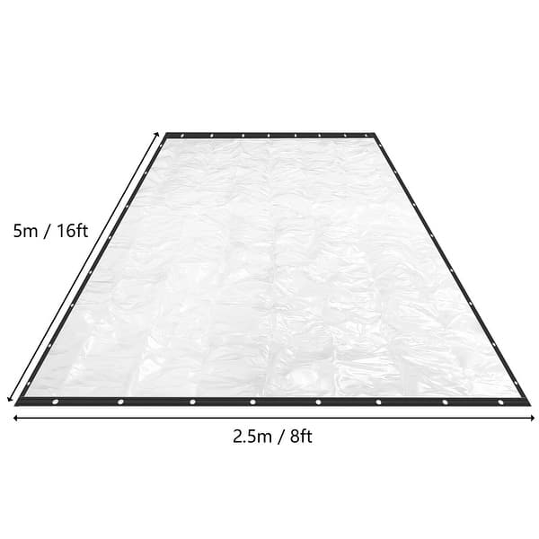 dimension image slide 0 of 2, Waterproof Curtain Panel Patio PVC Mosquito Net for Patio Gazebos