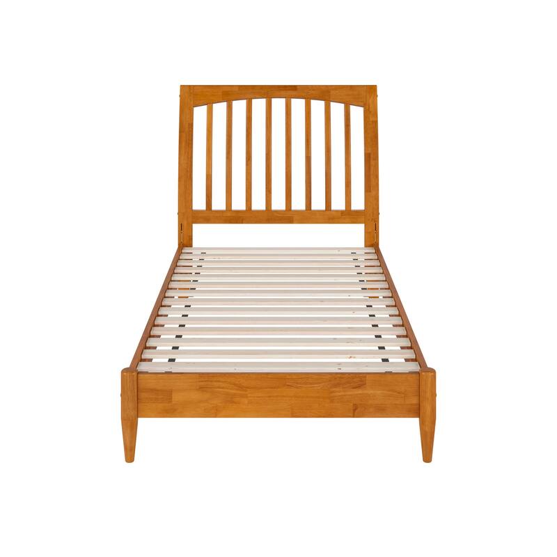 Orleans Solid Wood Low Profile Sleigh Platform Bed
