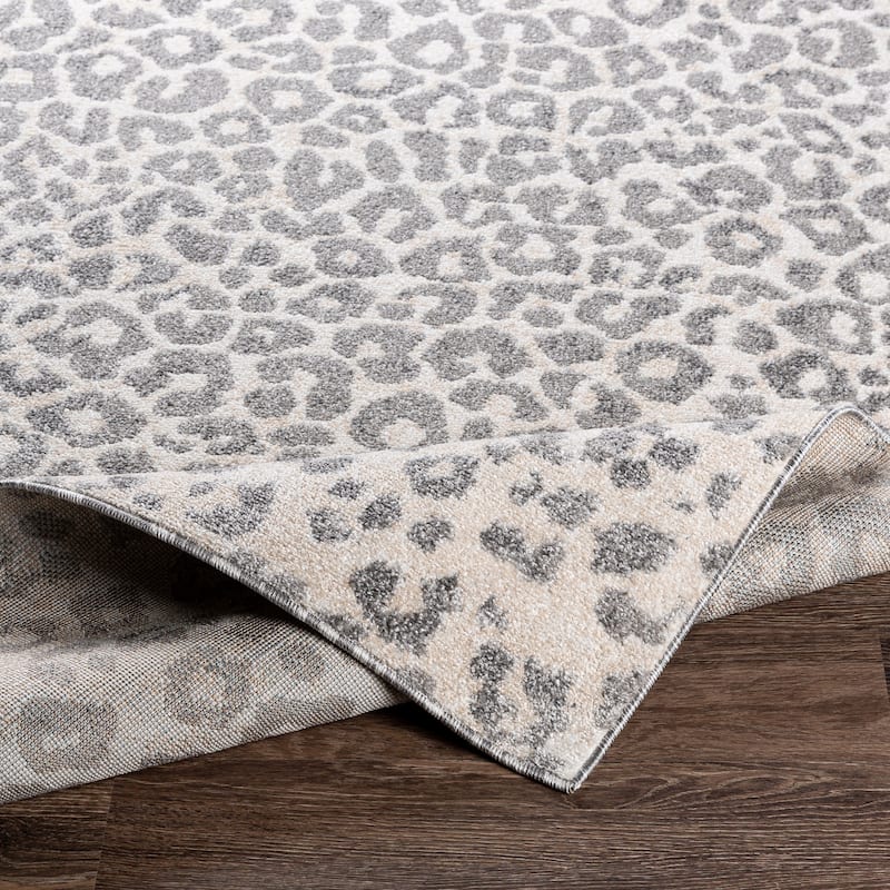 Livabliss Moodie Modern Leopard Print Area Rug