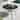 Nuu Garden 41'' Round Metal Outdoor Patio Dining Table with Umbrella Hole