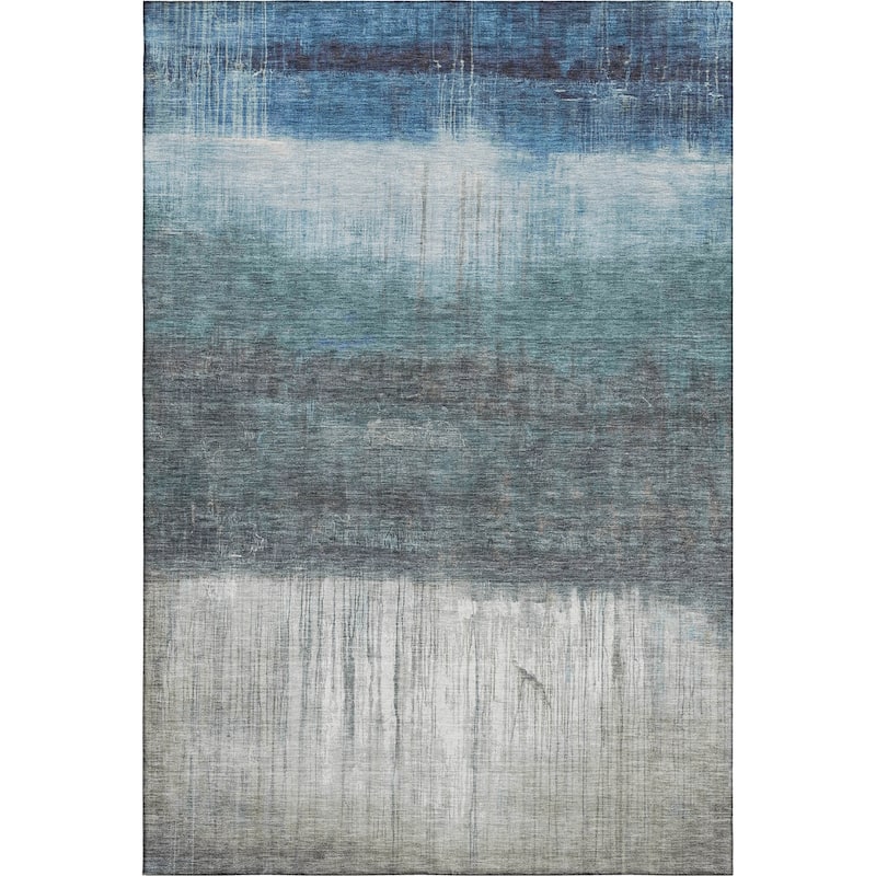 Premium Washable Super Soft Contemporary Drip Mayfield Rug