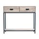 preview thumbnail 12 of 12, Roomfitters 2 Drawer Entryway Console Table for Hallway Foyer
