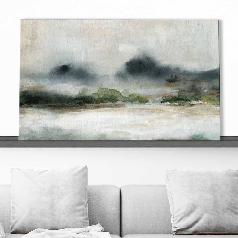 "Textured Rain II (Horizontal)" by Carol Robinson Print on Canvas