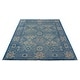 preview thumbnail 3 of 7, ECARPETGALLERY Hand-knotted Mamluk Blue Wool Rug - 12' x 14' 10"