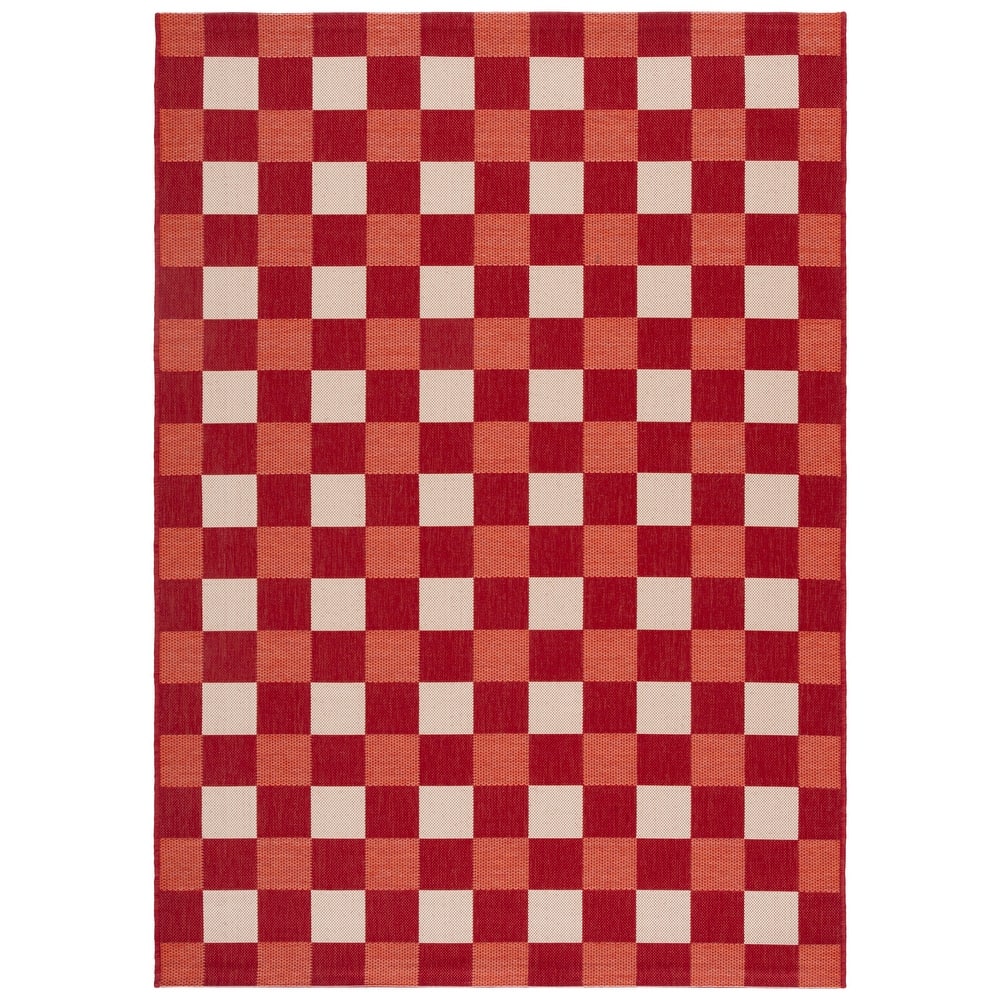 SAFAVIEH Courtyard Meryem Indoor/Outdoor Washable Backyard Patio Rug