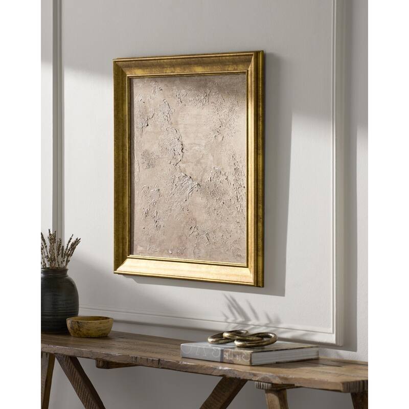 Livabliss Atmosphere Modern Framed Art - Gold