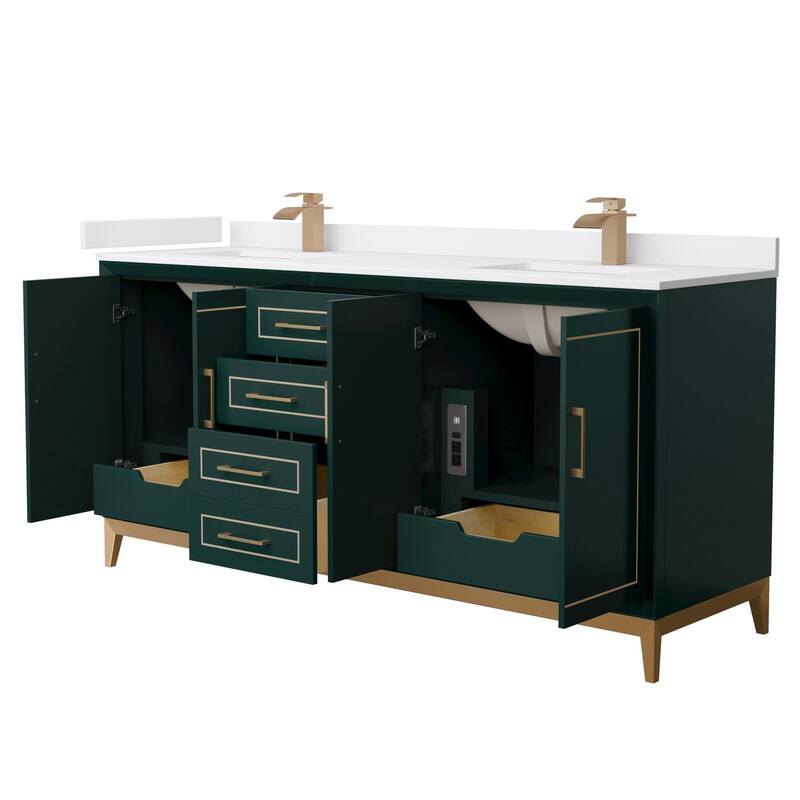 Wyndham Collection WCH515172D-VCA-UNSMXX Marlena 72" Free Standing
