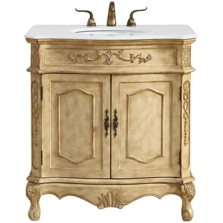 Elegant Lighting VF10132-VW Danville 32" Free Standing Single Basin