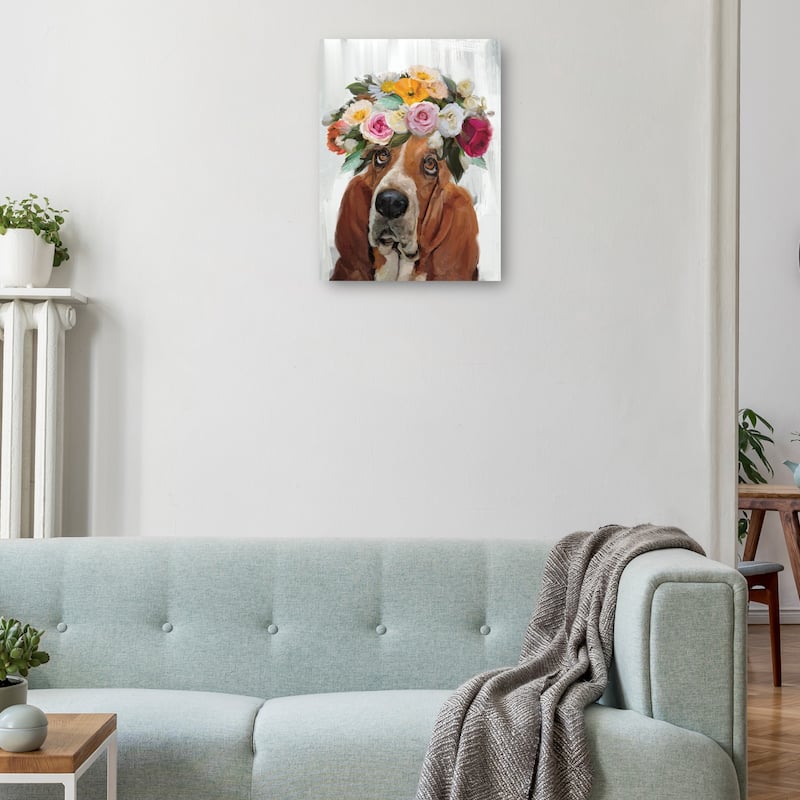 Flower Power II By Studio Arts Canvas Art Print