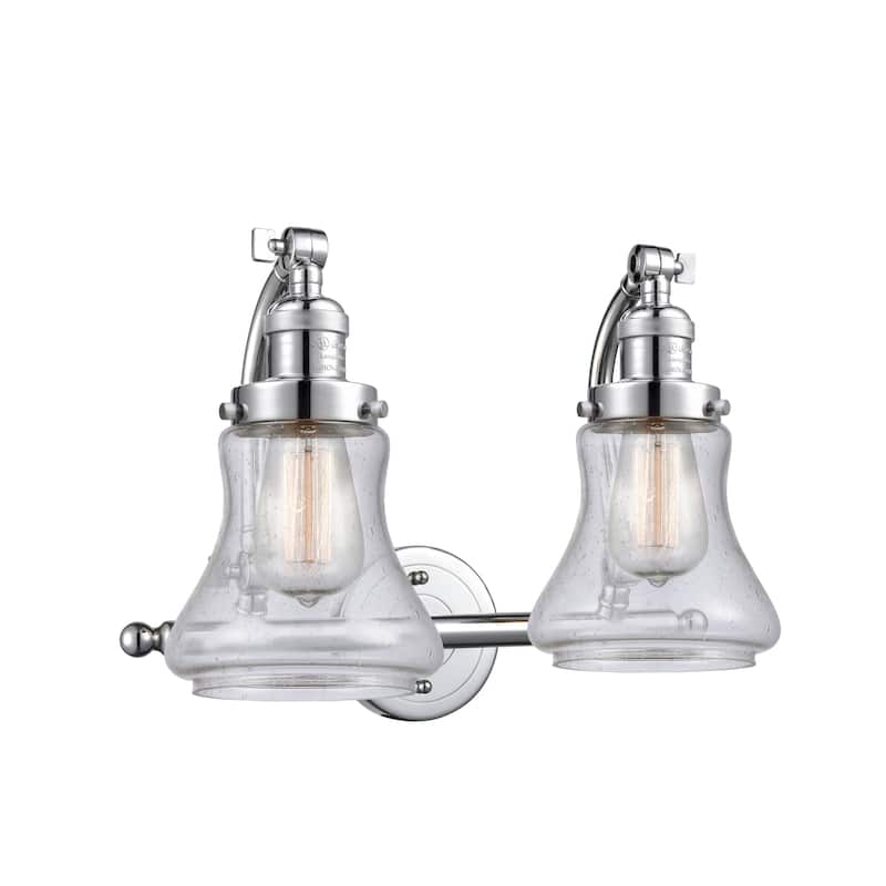 Innovations Lighting Bellmont 2 Light 18" Wide Bathroom Vanity Light - Polished Chrome / Seedy