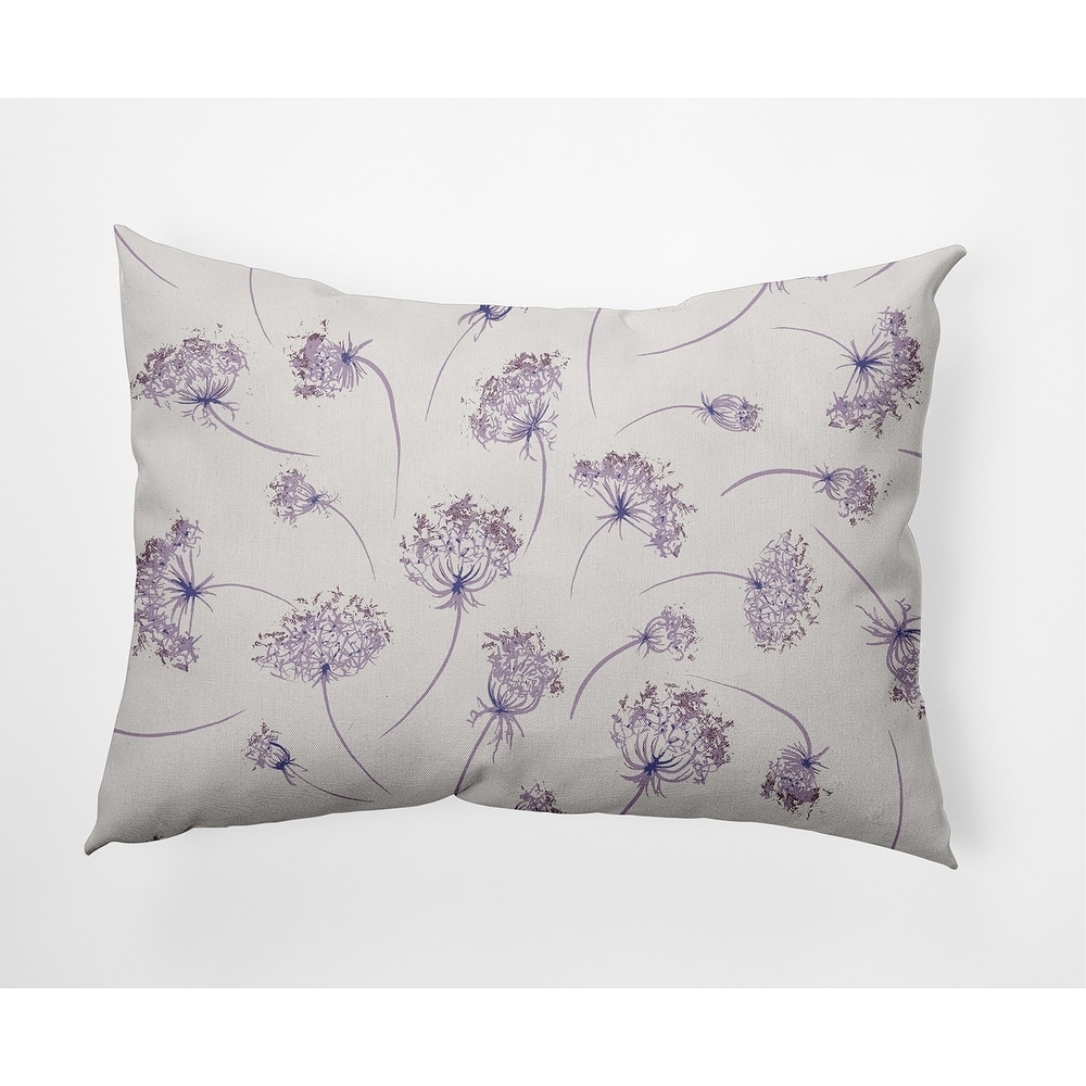 Wishing Flowers Outdoor Pillow