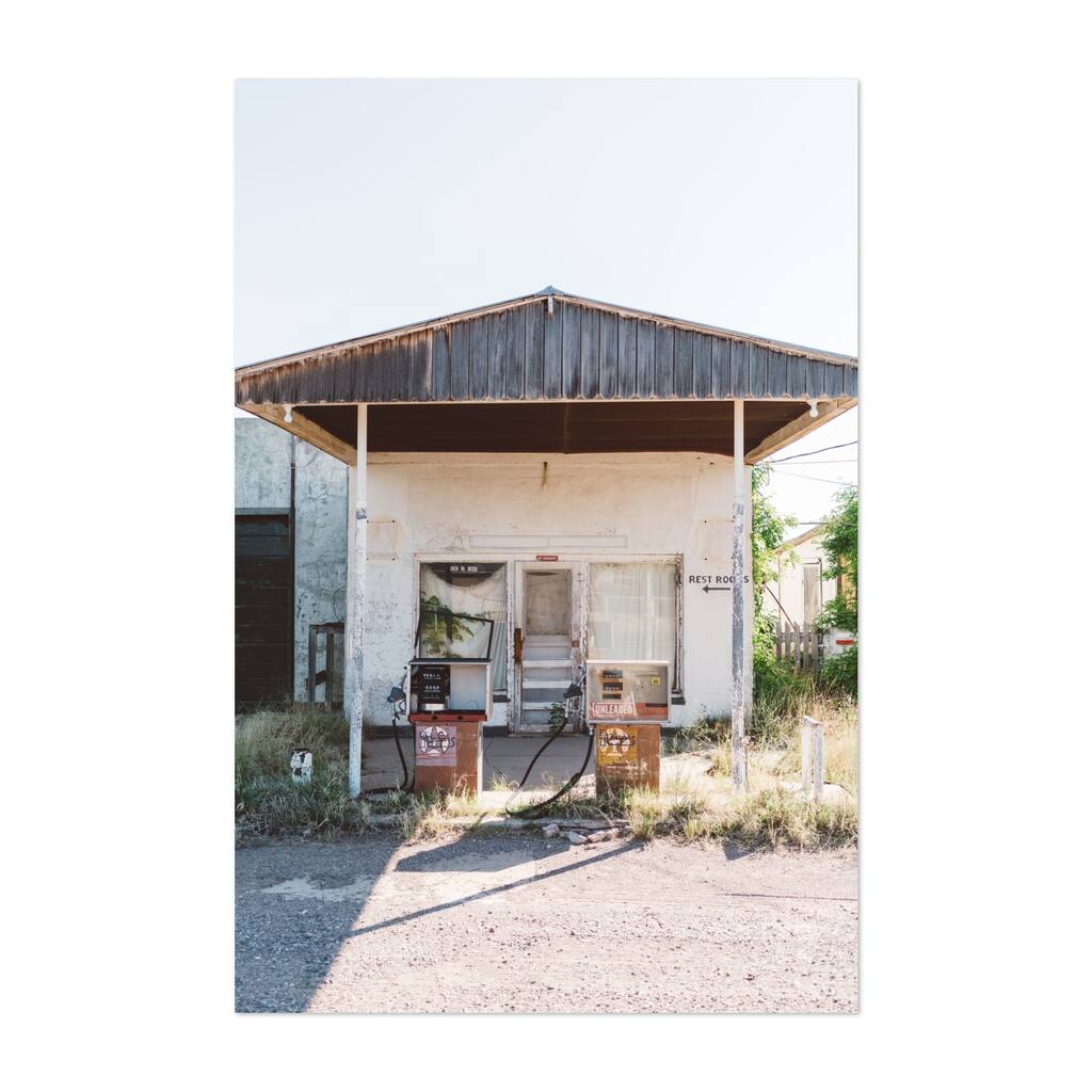 Marfa Texas West Texas Station Photography Abandoned Art Print/Poster