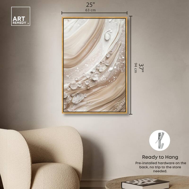 Viscous Veils II Canvas by Art Remedy