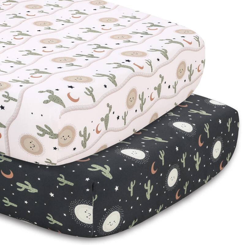 The Peanutshell Crib Bedding Set for Baby Girls & Boys, Joshua Tree, 5 Pieces