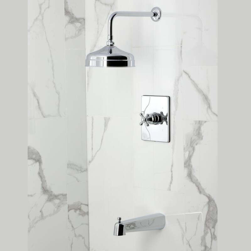 Kingston Brass Metropolitan Single-Handle Pressure Balanced Tub and Shower Faucet