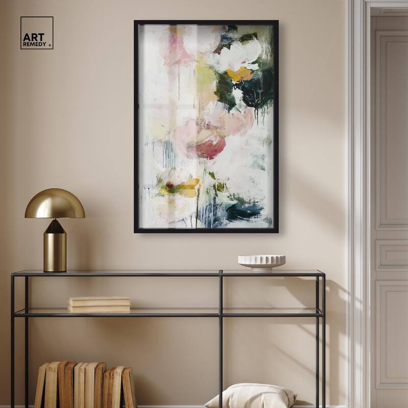 Dripping Colors IV Shadowbox by Art Remedy