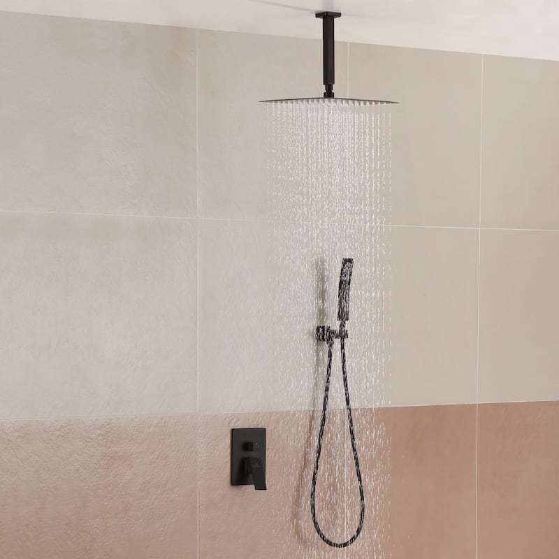 2-Function 10/12/16 In Ceiling Mounted Shower System