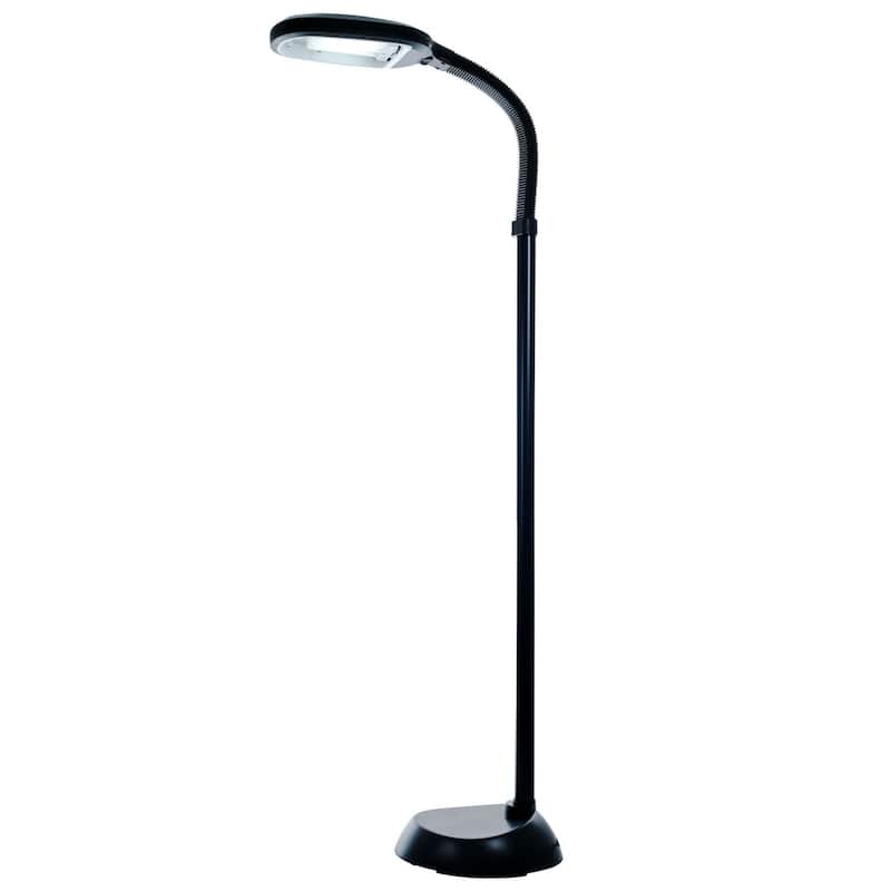 Adjustable Natural Daylight Floor Lamp with Bendable Neck
