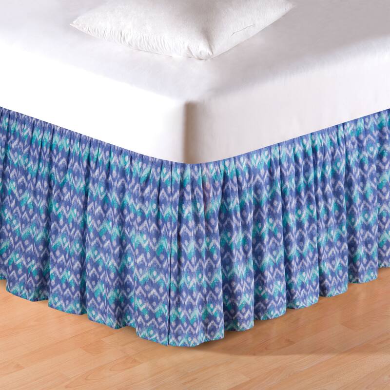Zarina Bed Skirt - Purple - Queen