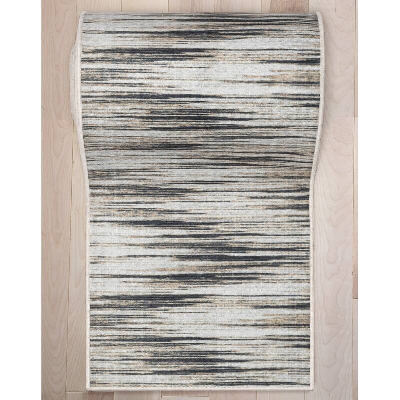 Custom Size Runner Apollo Holden Modern Abstract Stripes Hallway Rug