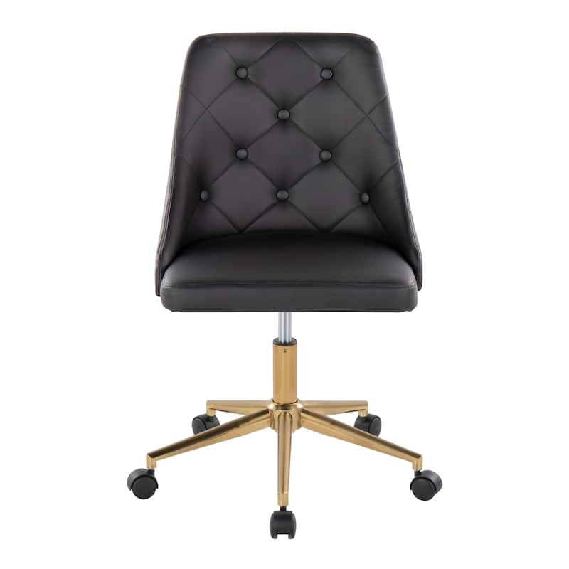 Silver Orchid Ockelbo Adjustable Office Chair with 5-Star Caster Base