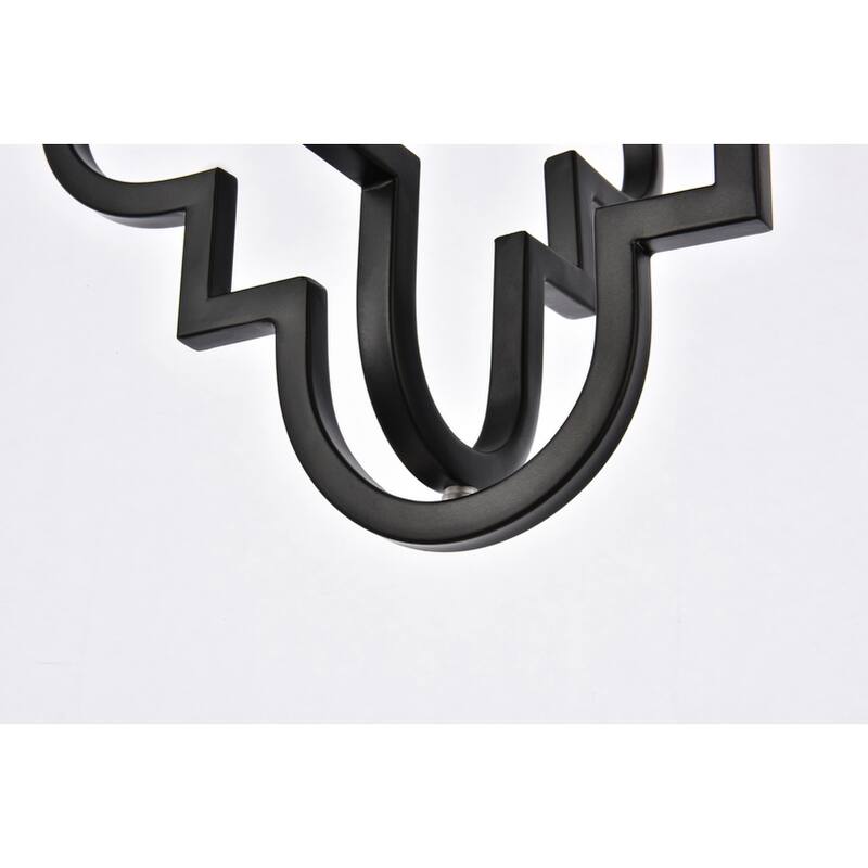 Sage 1 Light Pendant in black - 11 Inch