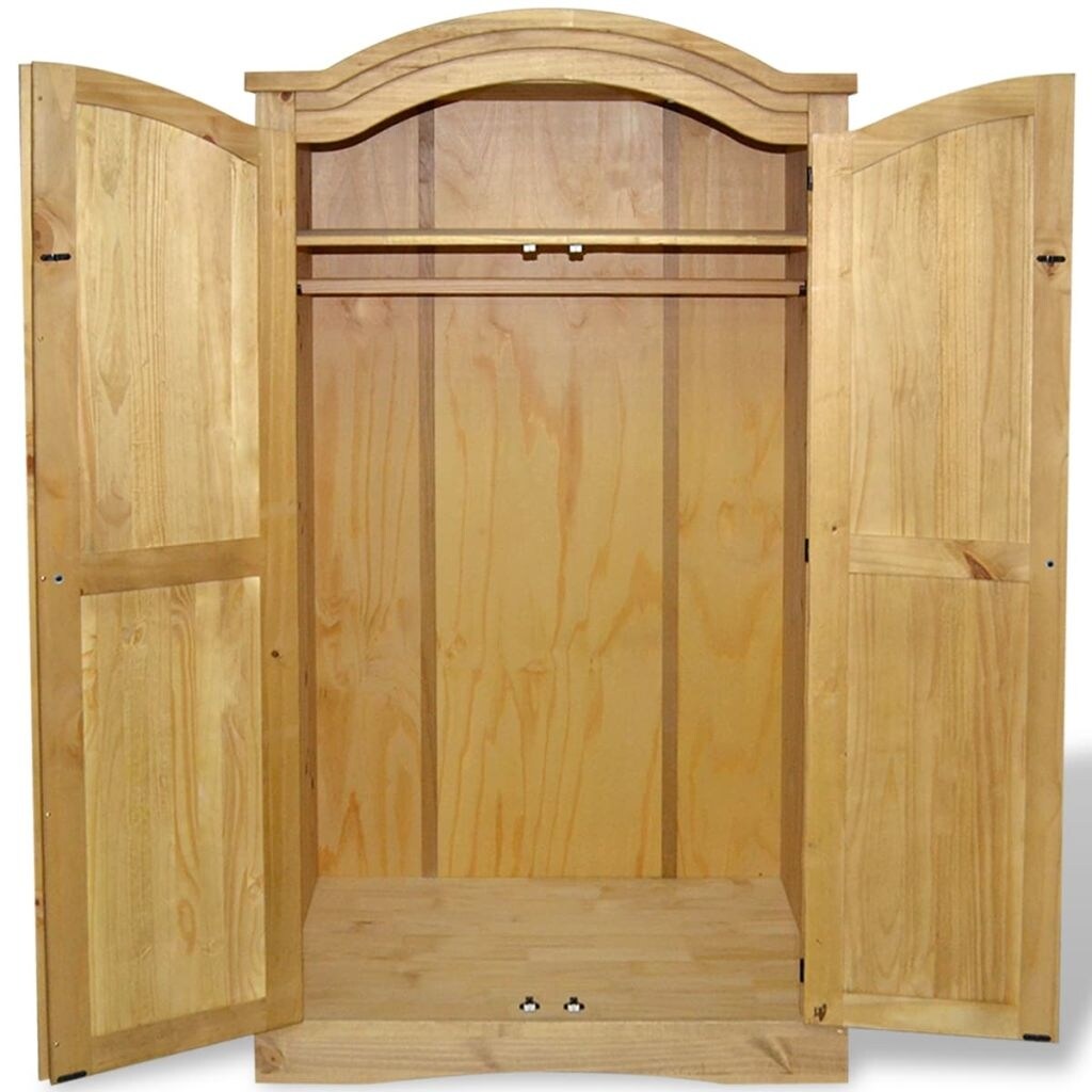 Vidaxl Wardrobe Mexican Pine Corona Range 2 Doors Overstock 26292439
