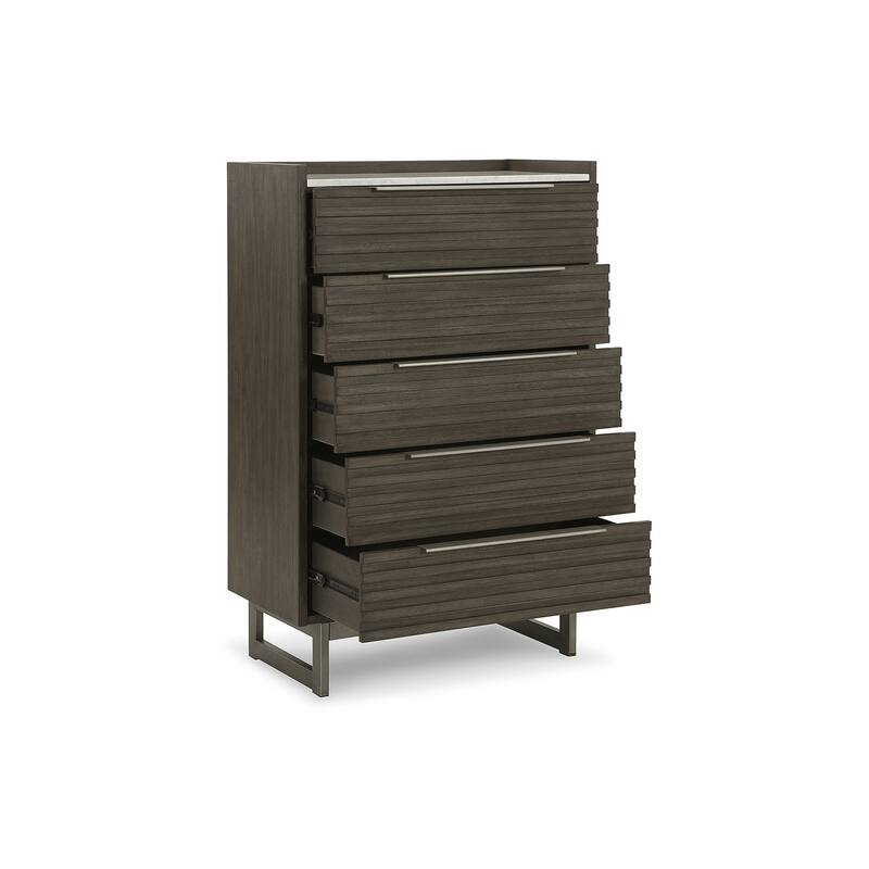 Signature Design by Ashley Arkenton Brown/White Chest of Drawers