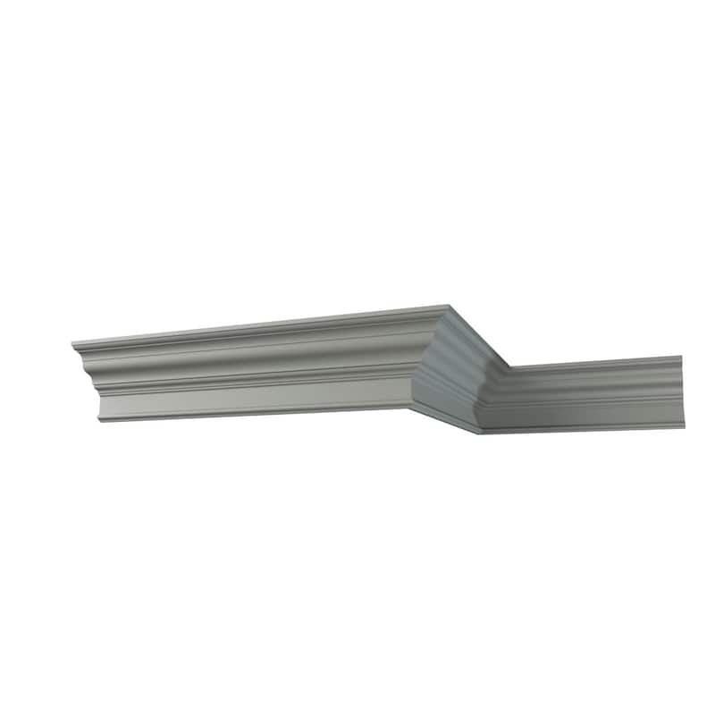 7 1/8"H x 4 7/8"P x 8 5/8"F x 96"L Lincoln Crown Moulding - 1-Pack