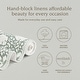 preview thumbnail 78 of 91, Over&back Hand-Blocked Printed Cotton Table Runner - Machine Washable
