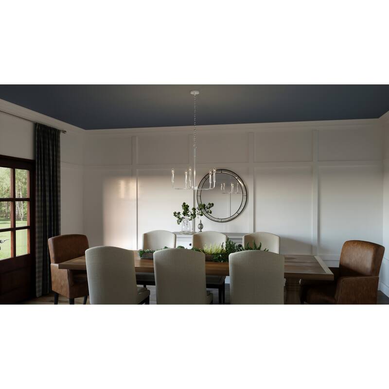 Bellevue Della 5 Light 24" Wide Taper Candle Chandelier