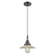 Option Clear Halophane Shade / Oil Rubbed Bronze