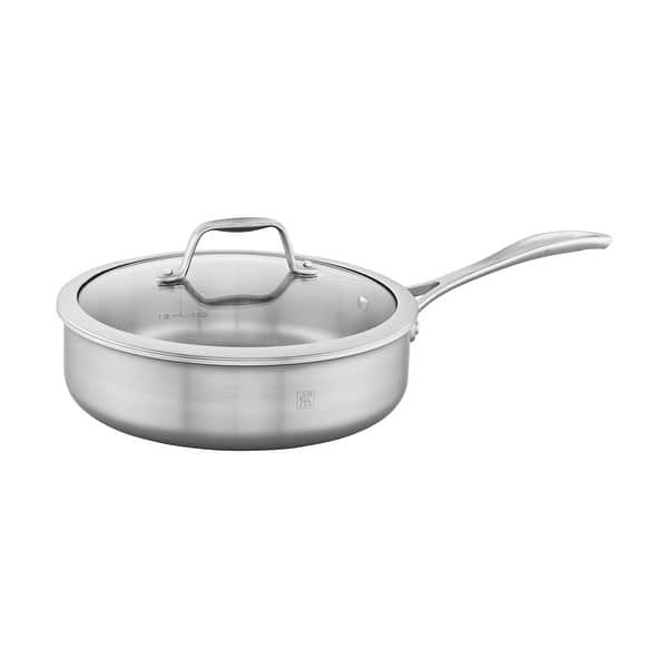 slide 2 of 7, ZWILLING Spirit 3-ply Stainless Steel Saute Pan 3-qt