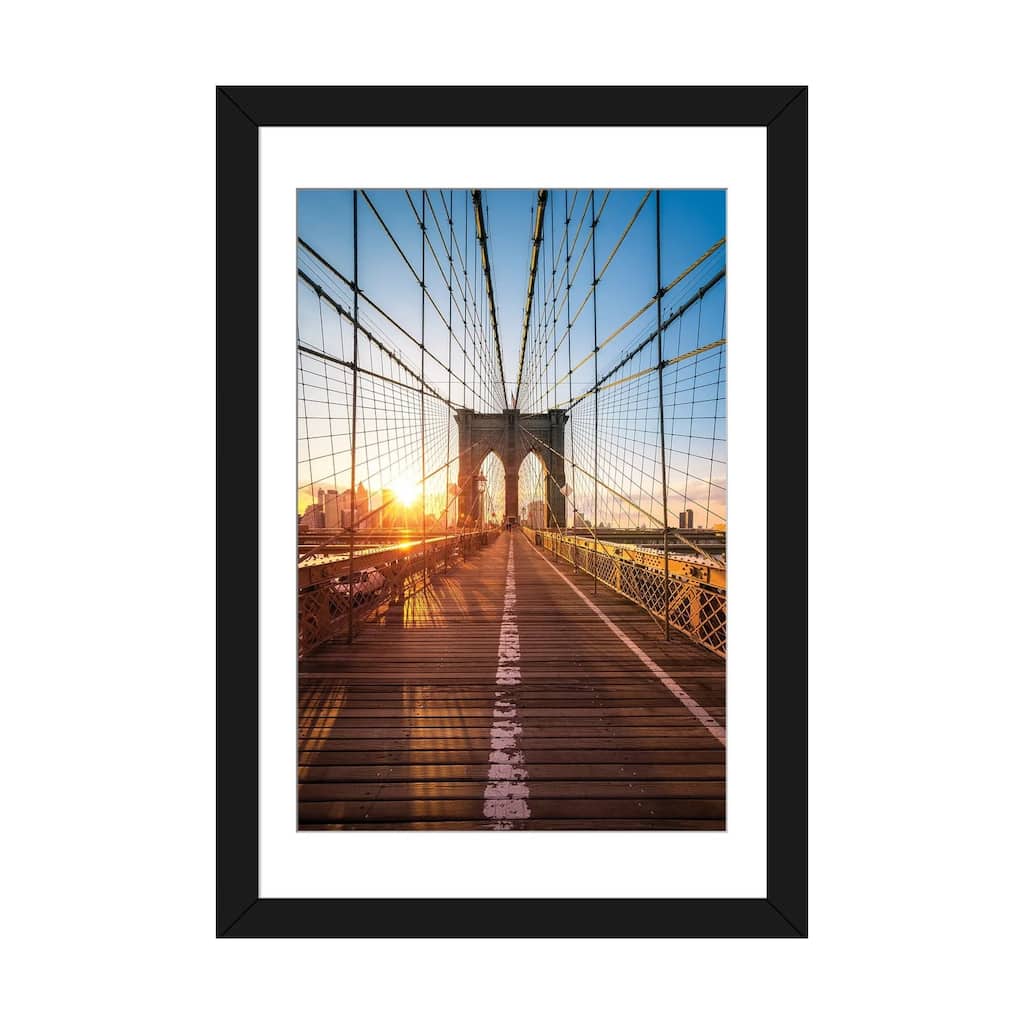 iCanvas "Brooklyn Bridge, New York City, USA" by Jan Becke PFA