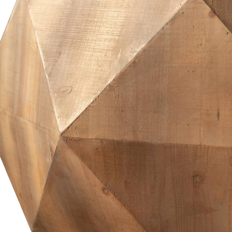 38"Three-dimensional Embossed Pattern Coffee Table