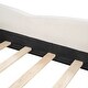 preview thumbnail 9 of 19, Bear-Shaped Velvet Twin Size Platform Bed with Storage Pocket