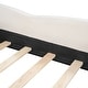 preview thumbnail 36 of 52, Velvet Platform Bed with Bear-Shaped Headboard,with Bed-End Storage Pocket