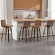 preview thumbnail 129 of 198, 26"/29" Faux Leather Swivel Bar/Counter Stools, Set of 2/3