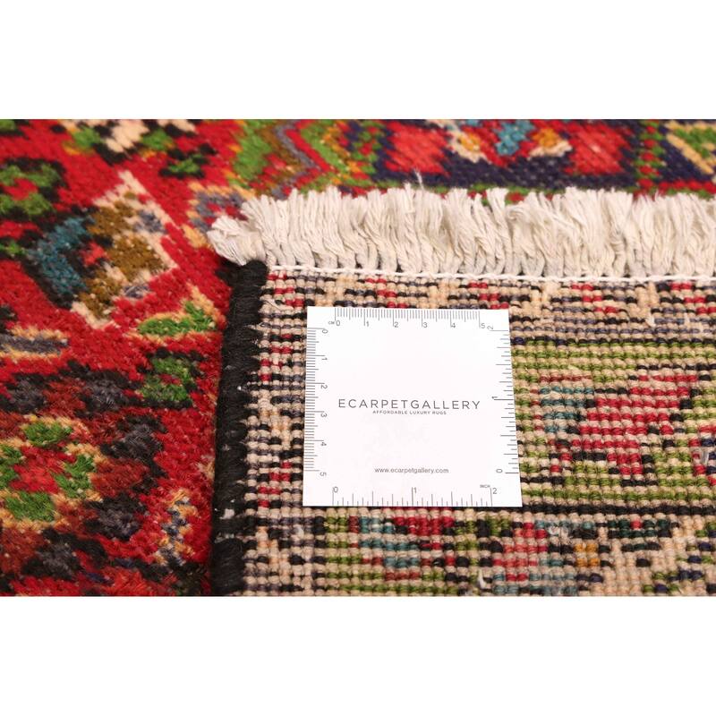 ECARPETGALLERY Hand-knotted Andelz Red Wool Rug - 3'3 x 4'9