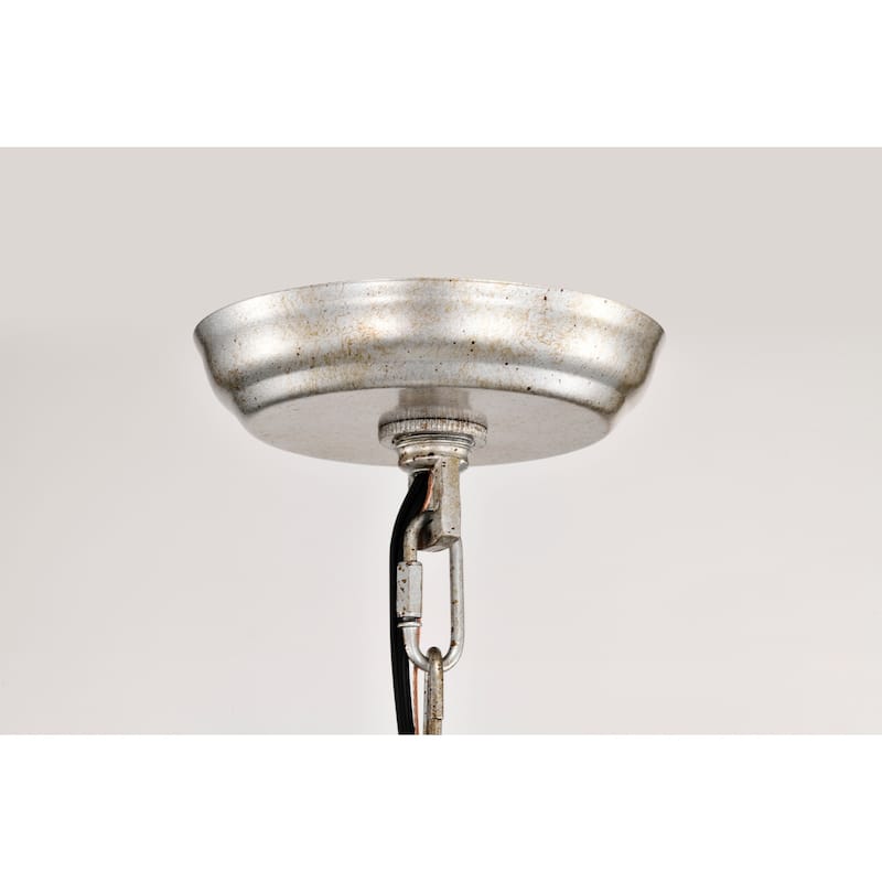 Rilo 4-light Antique Finish Carousel with Crystals Chandelier Ceiling Light
