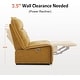 preview thumbnail 23 of 33, MCombo Armless Power Recliner Chair with USB Ports, 3.5" Wall Clearance Electric Reclining Sofa Chair for Living Room, ALR01