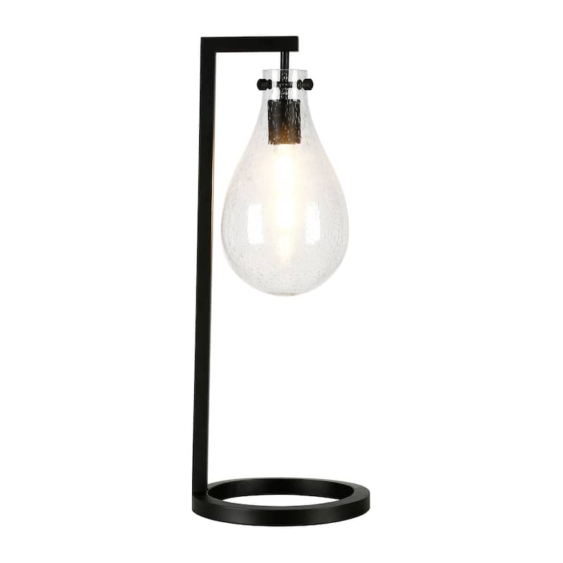Carson Carrington Salabacke Seeded Glass Table Lamp